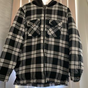 Unbranded Hoodie / Size (M) / Black & White